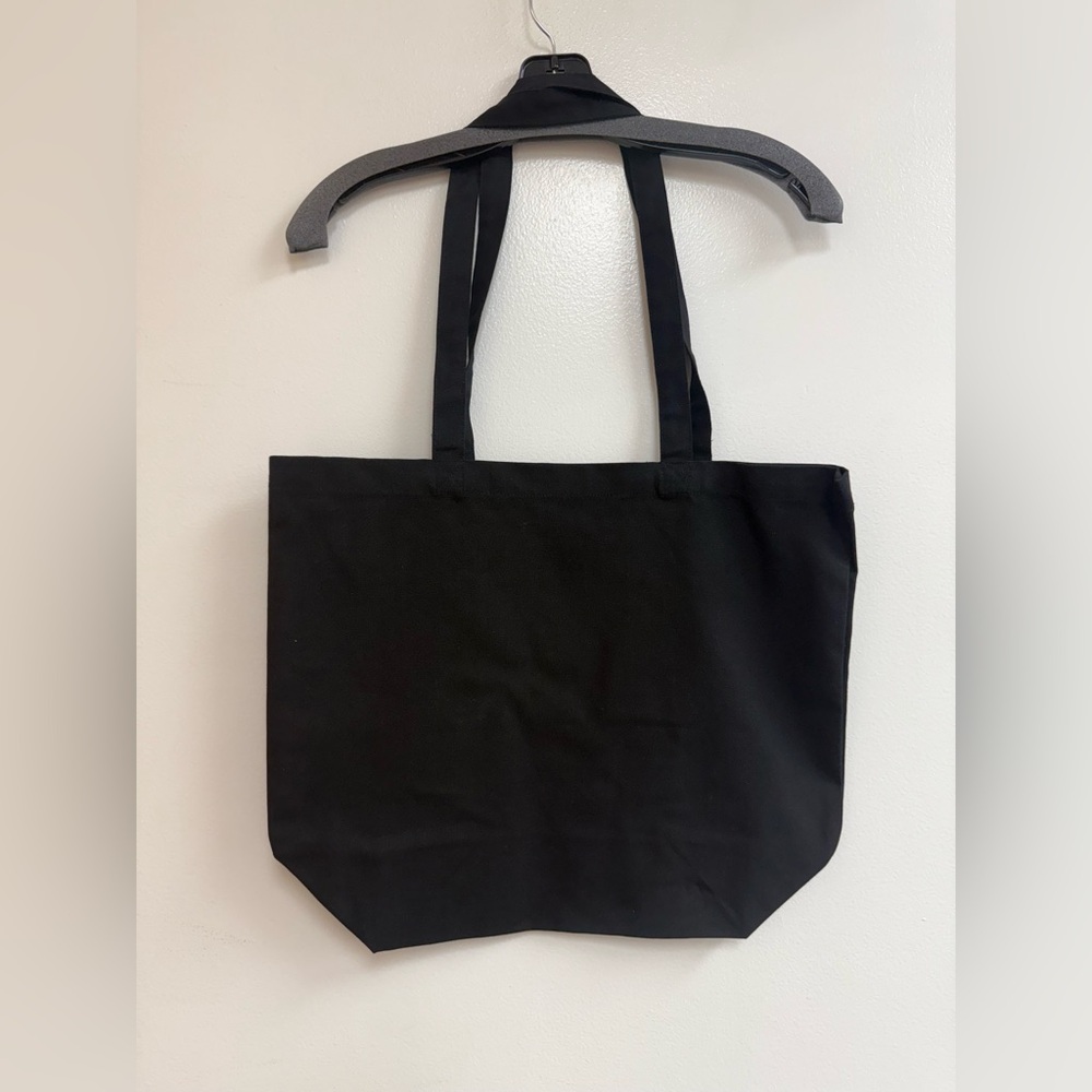 Aviator Nation Canvas Logo Tote Bag in Black - Picture 2 of 3
